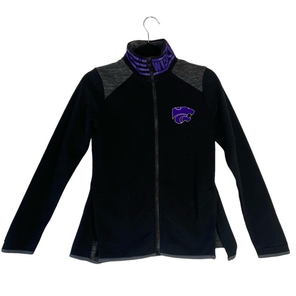NWOT Kansas State WildcatsKids Size LZip Up Jacket61% Cotton 39% Polyester